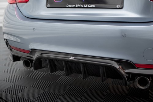 Heckdiffusor V.1 für BMW 4er F32 F33 F36 M-Paket Maxton Design Hochglanz schwarz - Bild 3 von 7