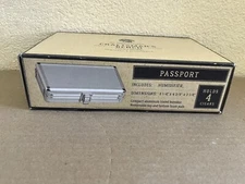 JC Newman Cigar Co. Craftsman’s Bench Travel Humidor  “Passport” Brand New