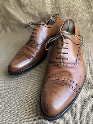 MEN PRADA size 9 brown slightly used in excellent condition Prada | Shoes | Men Prada Size 9 Brown Slightly Used In  main image 3