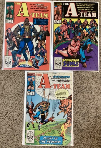 Marvel Comics The A Team 1 - 3 Complete Mini Series! L@@k!
