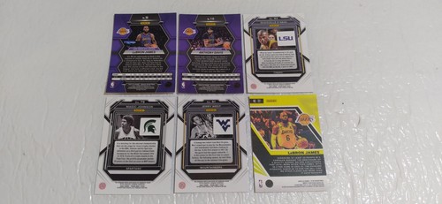 6 LOTE DE 6 TARJETAS DE BARBACOA LEBRON JAMES, A DAVIS SHAQ MAGIC, FLUX, PRIZM, LOS ANGELES LAKERS - Imagen 6 de 6