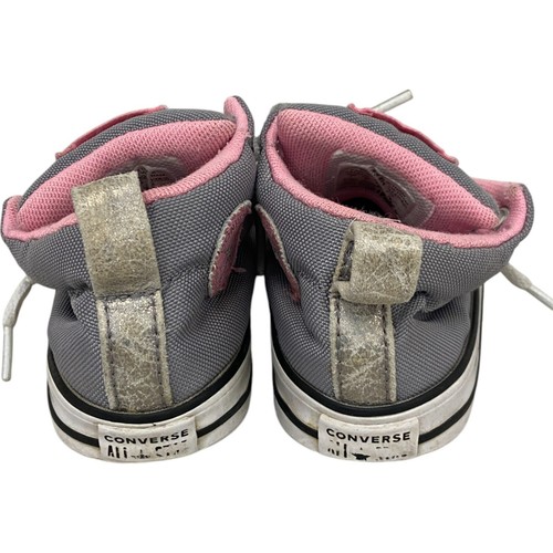 Converse Chuck Taylor All Star Kleinkind 7 grau rosa Sneaker Schuhe Schnürschuhe Canvas - Bild 4 von 10