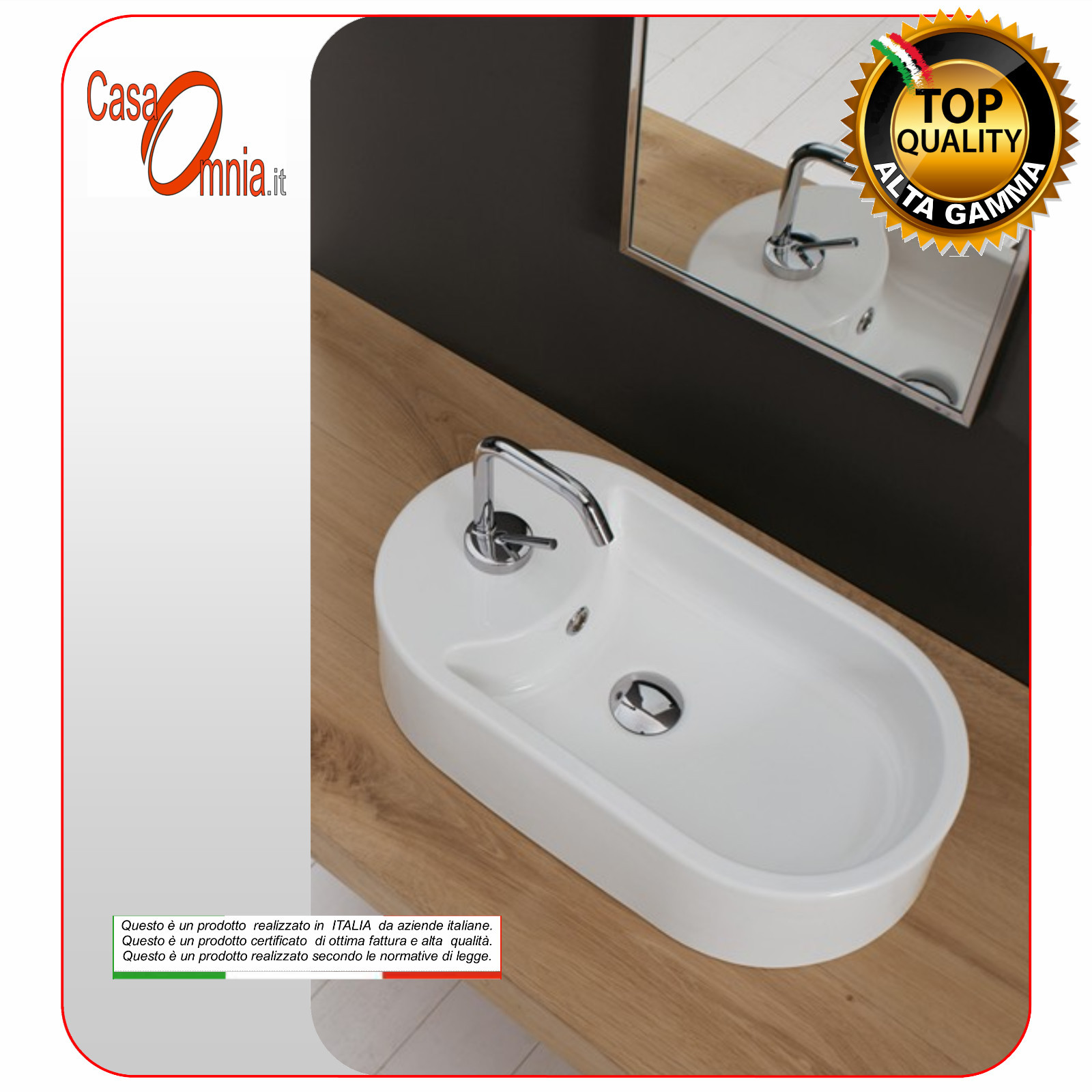 LAVABO DA APPOGGIO - SCARABEO SERIE SEVENTY LAVABO DA APPOGGIO - SCARABEO SERIE SEVENTY