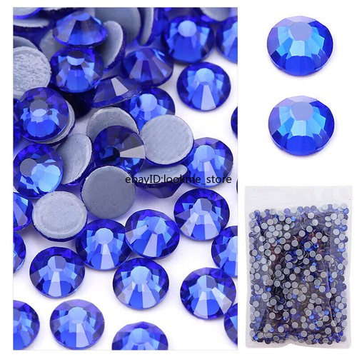 1440pcs 5mm Hotfix Rhinestones Iron on Crystals Flatback Round Gems Glass Stones - Picture 20 of 48