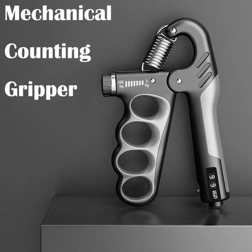 Hand Grip Strength Power Trainer Gripper Strengthener Adjustable Gym Exerciser - Picture 2 of 18