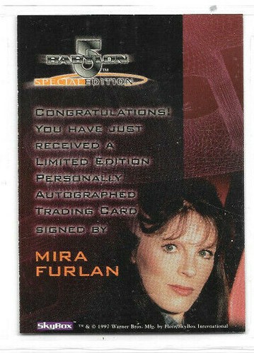 Babylon 5 - Selección de tarjetas reliquias de autógrafos y disfraces casi nuevas Skybox Rittenhouse - Imagen 16 de 125