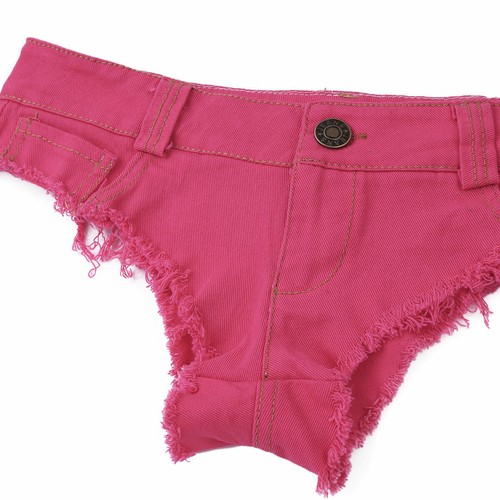 Sexy Mini Pantalones Cortos Denim Cortados Cintura Baja Cintura Baja Micro Jeans Calientes - Imagen 29 de 35