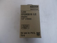 1BX of 5,000 Stanley Bostitch STCR2619 1/2 Inch 1/2"  13mm Staples P4-6 T5-6