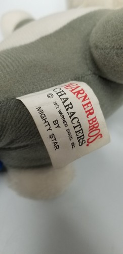 Mighty Star 1971 Warner Brothers VINTAGE BUGS BUNNY 18" Plush STUFFED ANIMAL Toy - Picture 10 of 14