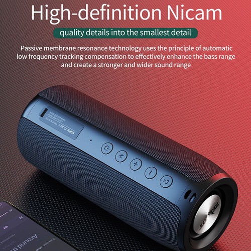 Bluetooth Lautsprecher Tragbar Kabellos Lauter Sound Dual Pairing Outdoor Speaker - Bild 8 von 12