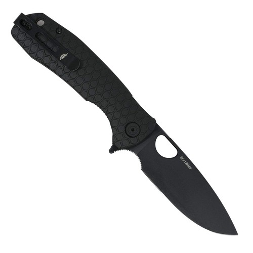 Cuchillos Honey Badger cuchillo de punto de caída grande - acero 8Cr13MoV - hoja negra - Imagen 3 de 5