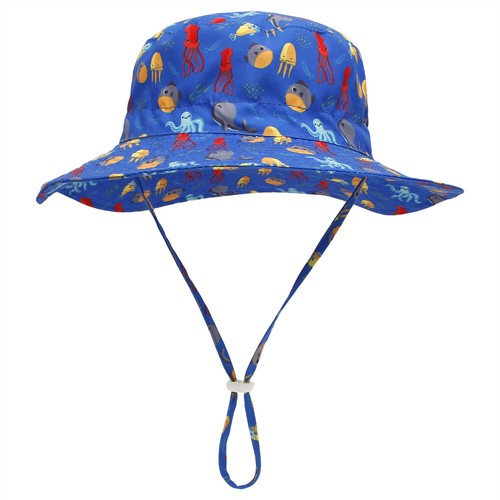Kinder Baby Sonnenhut Sommer Eimer Hüte Junge Mädchen Kleinkind Strand Cap - Bild 24 von 29