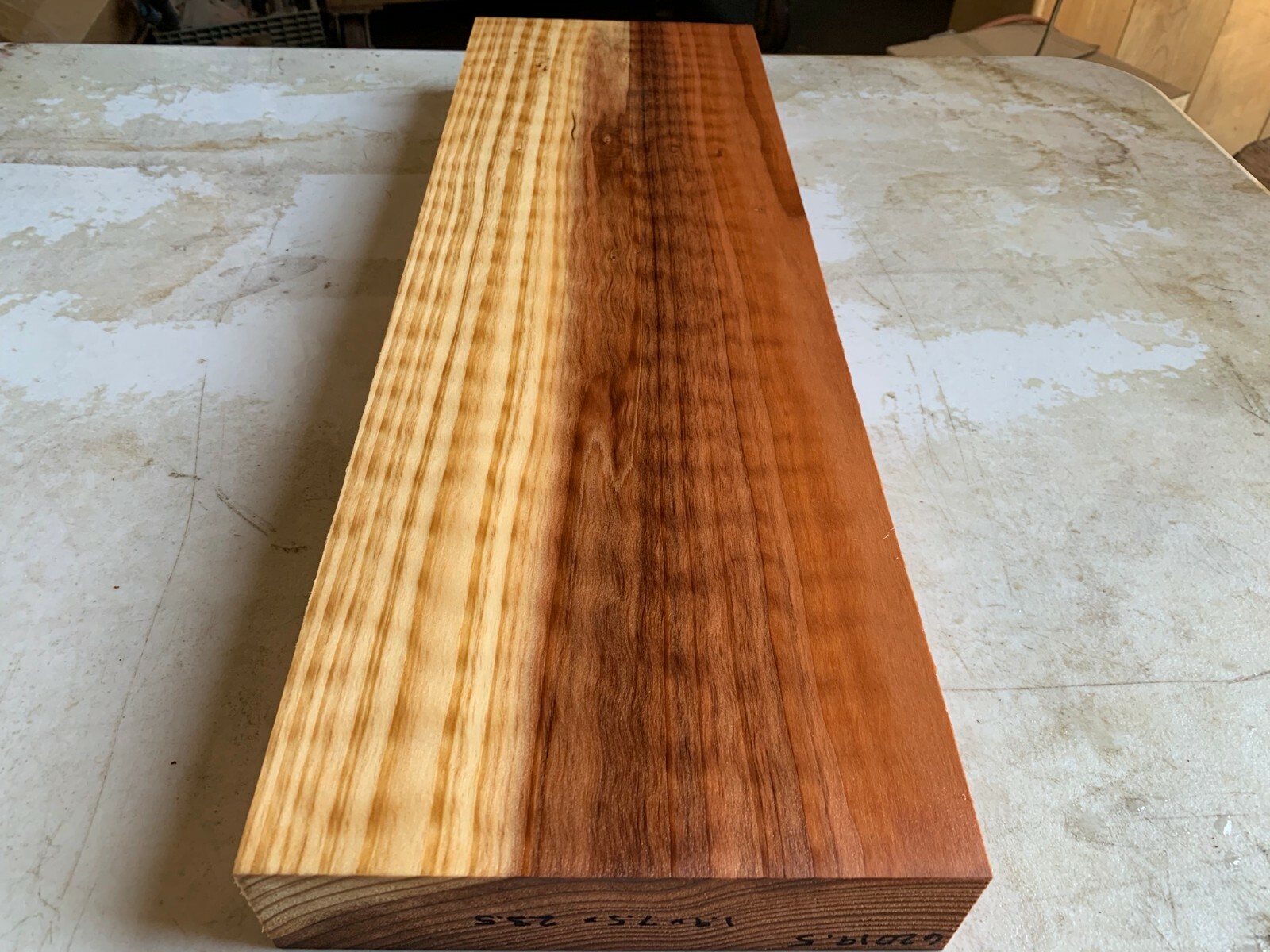 rotwood Curly Billet Musical Guitar Tone Wood 1.9 x 7.5 x 23.5 - 62019.5 rotwood Curly Billet Musical Guitar Tone Wood 1.9 x 7.5 x 23.5 - 62019.5