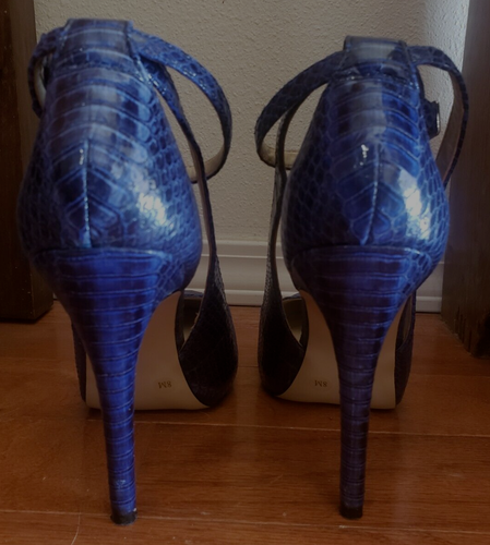 INC international concepts Women's Navy Blue Stiletto Heels Sz 8M - Picture 3 of 8