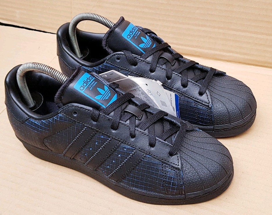 BNIB BNIB BNIB DEADSTOCK RARE ADIDAS SUPERSTAR TRAINERS BLACK blueE IN SIZE 5 UK NEW 570789 BNIB BNIB BNIB DEADSTOCK RARE ADIDAS SUPERSTAR TRAINERS BLACK blueE IN SIZE 5 UK NEW 570789