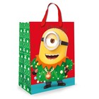 Christmas Gift Bag | Despicable Me Minions | Kids Present Gift Bag | 33x26cm