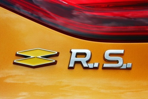 Logo Emblema Renault Megane Sport RS IV Clio 4 RS Insignia Monograma Original - Picture 1 of 4