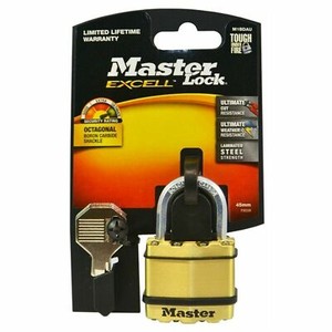 Master Lock M1beurd Excell 45mm Brass Finish Laminated Padlock
