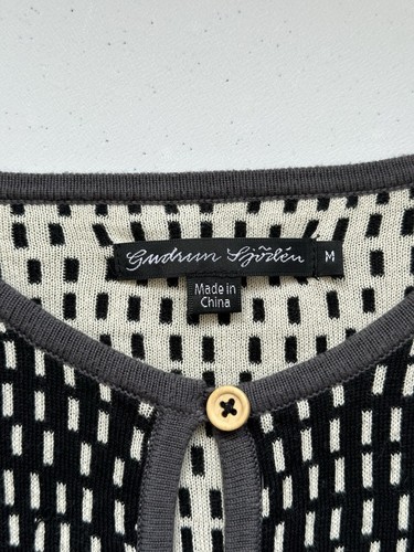 Cárdigan para mujer GUDRUN SJODEN lunares gris talla M - Imagen 8 de 10