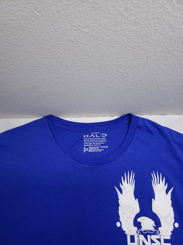 Retro Halo Video Game " United Nations Space Command " Men's XL T-shirt - Picture 4 of 11