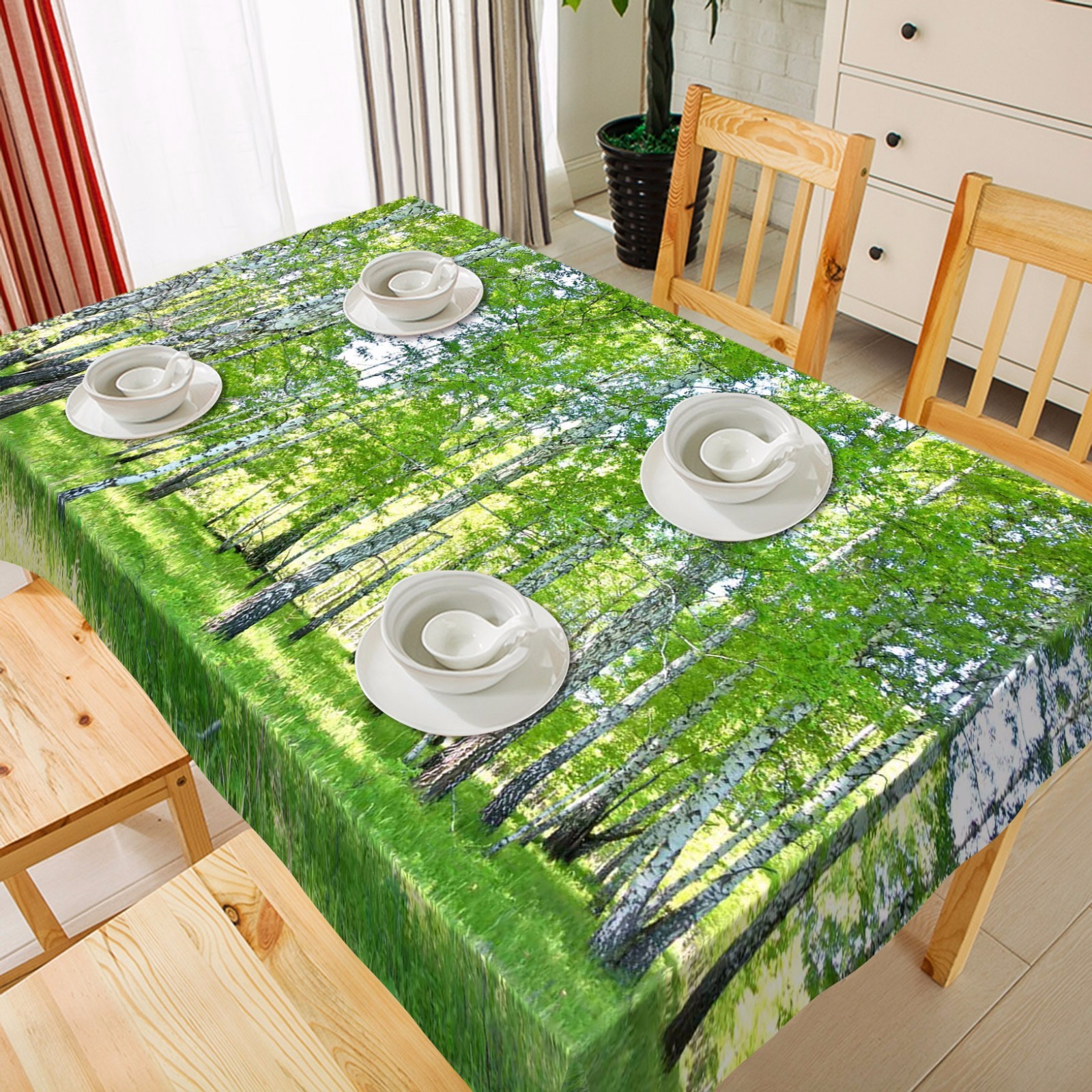 3D Woods 9388 Tablecloth Table Cover Cloth Birthday Party Event AJ WALLPAPER UK 3D Woods 9388 Tablecloth Table Cover Cloth Birthday Party Event AJ WALLPAPER UK