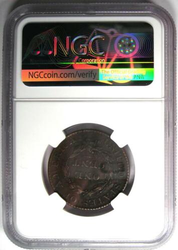 1824 Coronet Matron Large Cent 1C - Certified NGC XF Details (EF) - Rare Date! - Picture 3 of 5