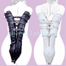 Unisex Bondage Belt Arm Binder Gloves Handcuff Slave Restraint Couples Flirt
