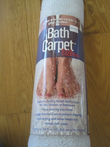 Bath Carpet Loofah In Your Shower Popular Bath 17.25" x 29.5" NIP - Picture 3 of 5