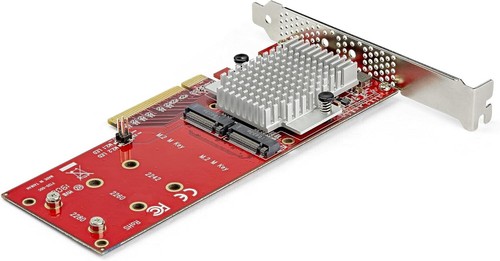 Versatile M.2 PCIe SSD Adapter with RAID Support for Enhanced Storage Options - Afbeelding 4 van 8