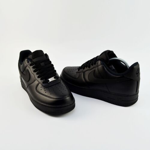 Multiple Sizes - Nike Air Force 1 '07 Low Triple Black | 24HR SHIP | SAME DAY - Picture 4 of 7