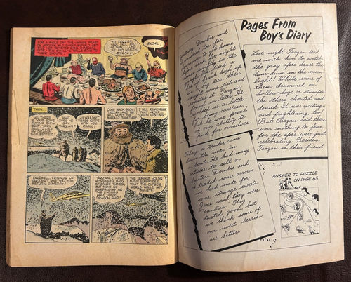Tarzan King Of The Jungle Dell Giants #37 & Edgar Rice Burroughs' Tarzan #120 - Picture 10 of 12