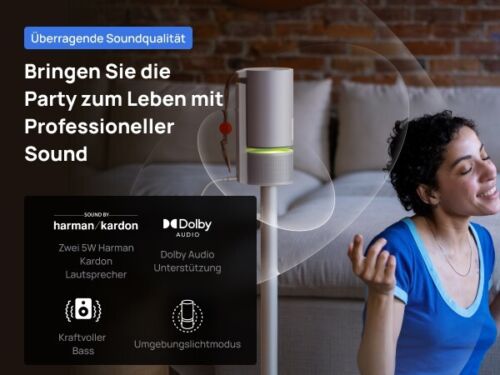 XGIMI MoGo 3 Pro 1080P Mini-Projektor, Google TV mit lizenziertem Netflix - Bild 9 von 15