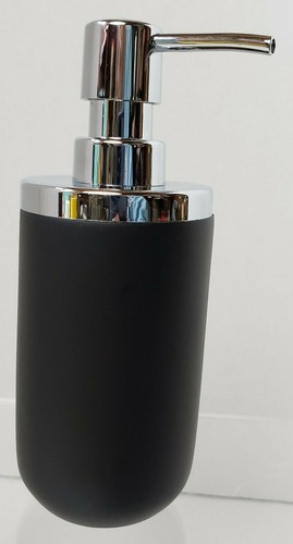 Umbra Junip Black / Chrome 3" x 2" x 7" Junip Soap Pump Dispenser Modern New Box - Picture 7 of 11