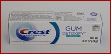 Crest Pro Health Gum Detoxify Deep Clean Toothpaste Travel Size .85 oz9/ 2024