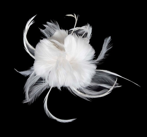 Peine de pelo de pluma blanca fascinantes sombreros de OZ 100% australiano empresa familiar - Imagen 2 de 4