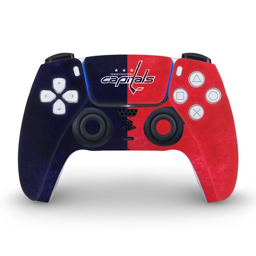 OFFICIAL NHL WASHINGTON CAPITALS VINYL SKIN FOR SONY PS5 DISC EDITION BUNDLE - Picture 4 of 12