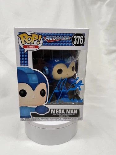 Autographed Mega Man Funko Pop (#376) - Signed by Ian James Corlett