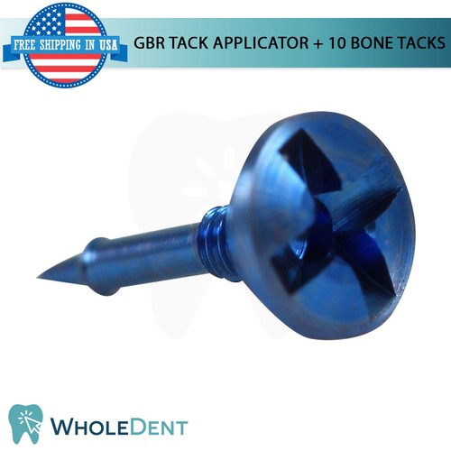 GBR 10x Bone Tack + Aplicador Set Malla Membrana Fijación Tac, Implante Dental - Imagen 5 de 8