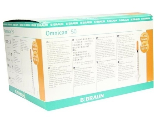 B. Braun Omnican 50 Insulinspritzen Insulin Injektion PZN:00465650 100Stk. - Bild 4 von 5