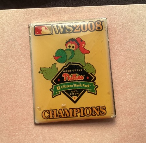 Philadelphia Phillies Phanatic Lapel Pin 2008 WORLD SERIES Champions - Picture 6 of 8