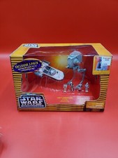 Star Wars Action Fleet Luke's Landspeeder & Imperial At-St KB Toys 2-Pack