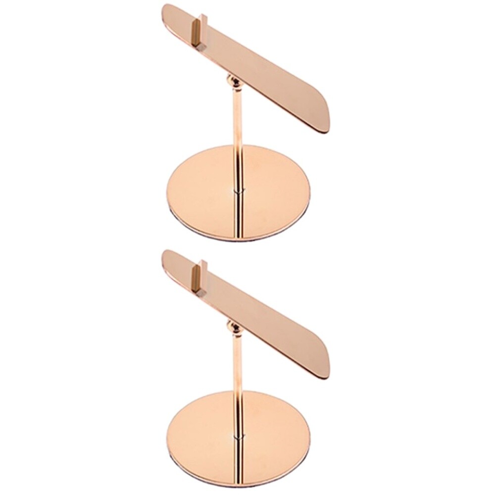 Metal Retail Store Simple Shoe Display Stand Corner Shoe Rack Single