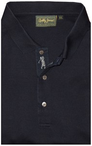 MINT-PREOWNED-NAVY-BOBBY-JONES-COLLECTION-MERCERIZED-COTTON-PIQUE-GOLF-POLO-XL