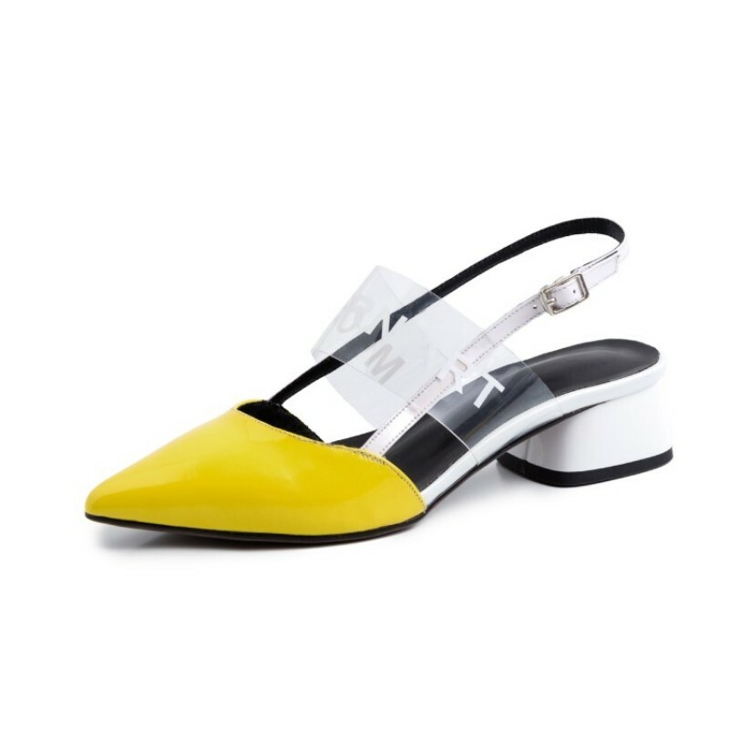 Womens Summer Slingbacks Buckle Chunky Heel Pointed Toe Sandals Casual shoes NEW Womens Summer Slingbacks Buckle Chunky Heel Pointed Toe Sandals Casual shoes NEW