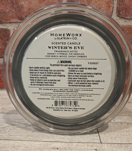 Homeworx von Slatkin & Co 4 Docht 18oz Kerze WÄHLEN SIE IHREN DUFT! KONVOLUT & SPAREN - Bild 171 von 171