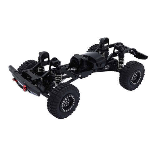 Metal Frame Chassis Kit w/ Gearbox for 1/18 RC Crawler Car TRX4M Bronco Defender - Picture 13 of 18