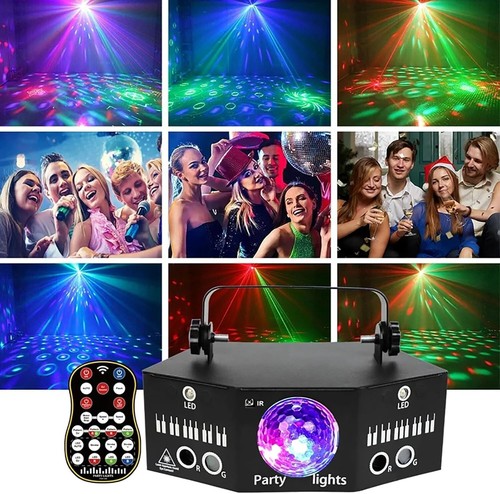 DMX RGB LED Laser Beam Scanner Projector DJ Disco Party Stage Strobe Laser Light - Picture 7 of 7