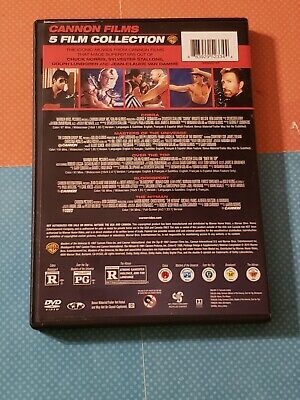 CANNON FILMS - 5 FILM COLLECTION - DVD - 5 DISC SET - STALLONE, VAN DAMME, NORRI CANNON FILMS - 5 FILM COLLECTION - DVD - 5 DISC SET - STALLONE, VAN DAMME, NORRI