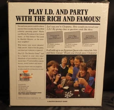 Vtg Sealed 1988 I.D. The Identity Game by Milton Bradley Collectible Board Game
