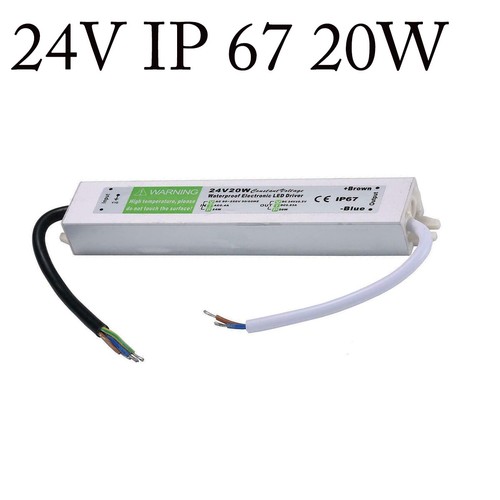 Fuente de alimentación LED impermeable IP67 24V 10W - 200W transformador controlador de luz LED - Imagen 5 de 22